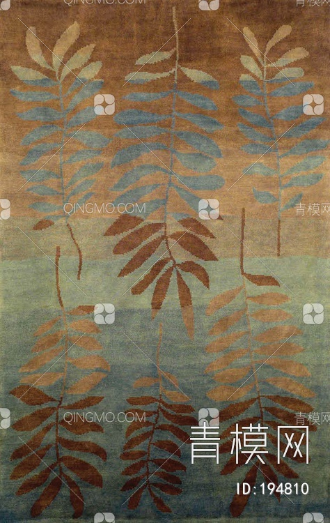 植物图案地毯贴图下载【ID:194810】