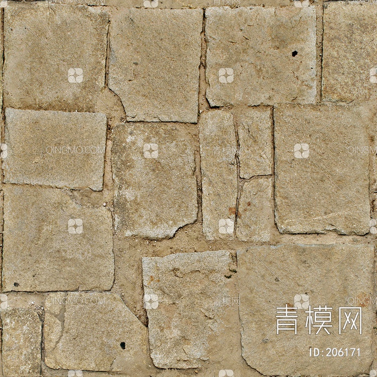 地面石材纹理贴图下载【ID:206171】