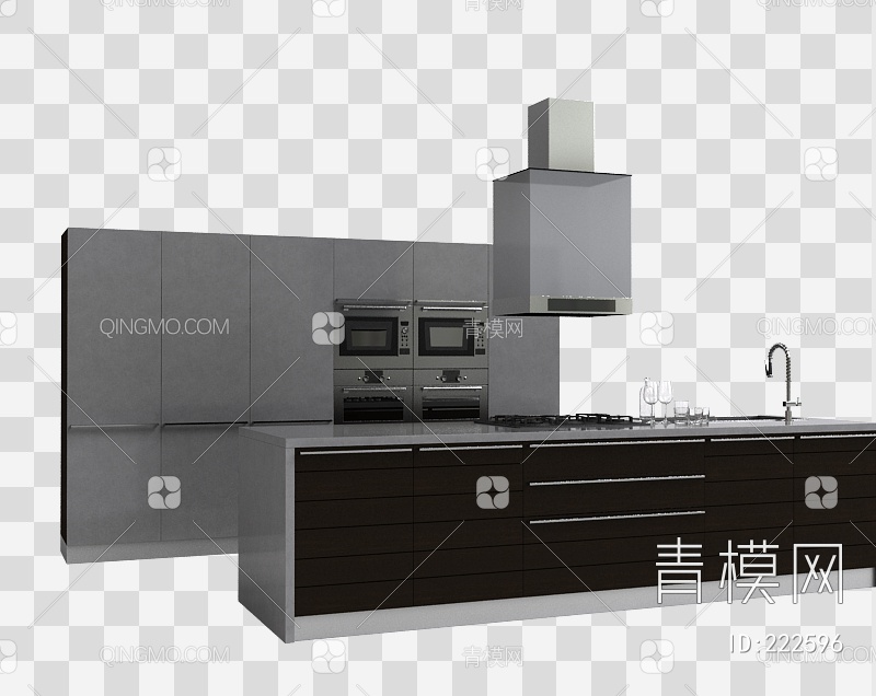 橱柜3D模型下载【ID:222596】