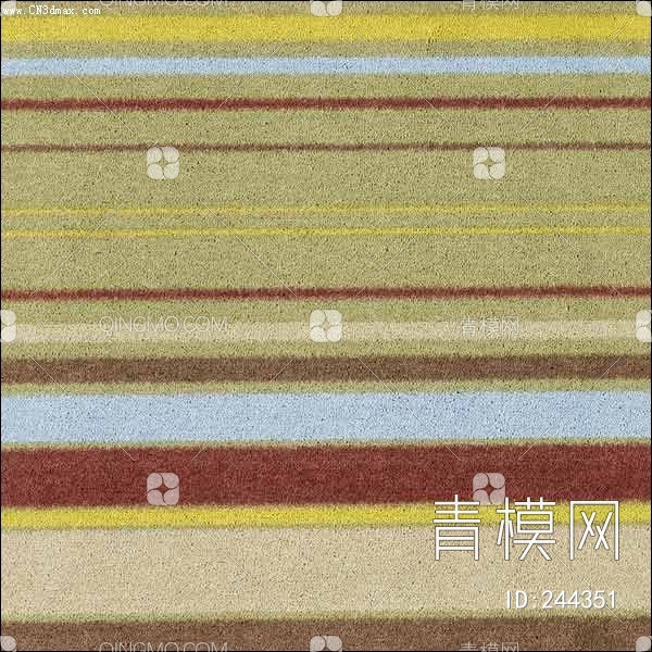 条纹地毯贴图下载【ID:244351】