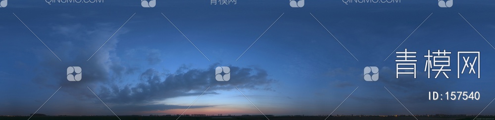 全景天空黄昏贴图下载【ID:157540】