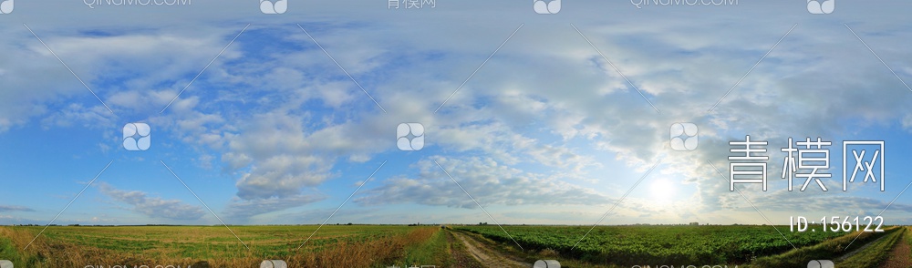 全景天空蓝天多云贴图下载【ID:156122】