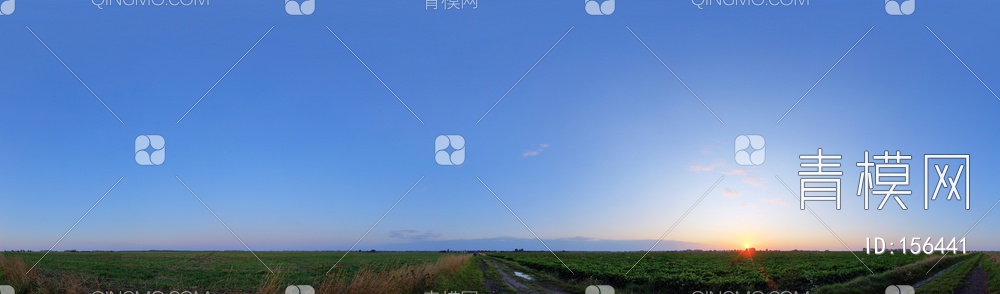 全景天空蓝天少云贴图下载【ID:156441】