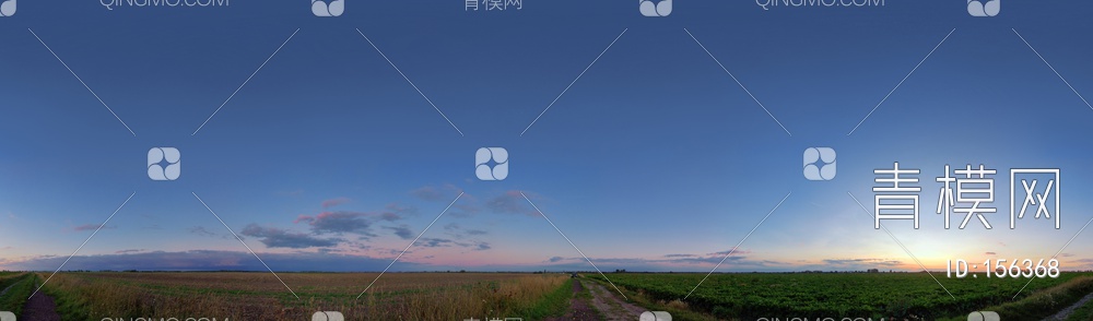全景天空蓝天少云贴图下载【ID:156368】