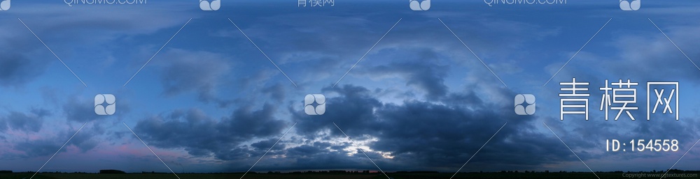 全景天空黄昏贴图下载【ID:154558】