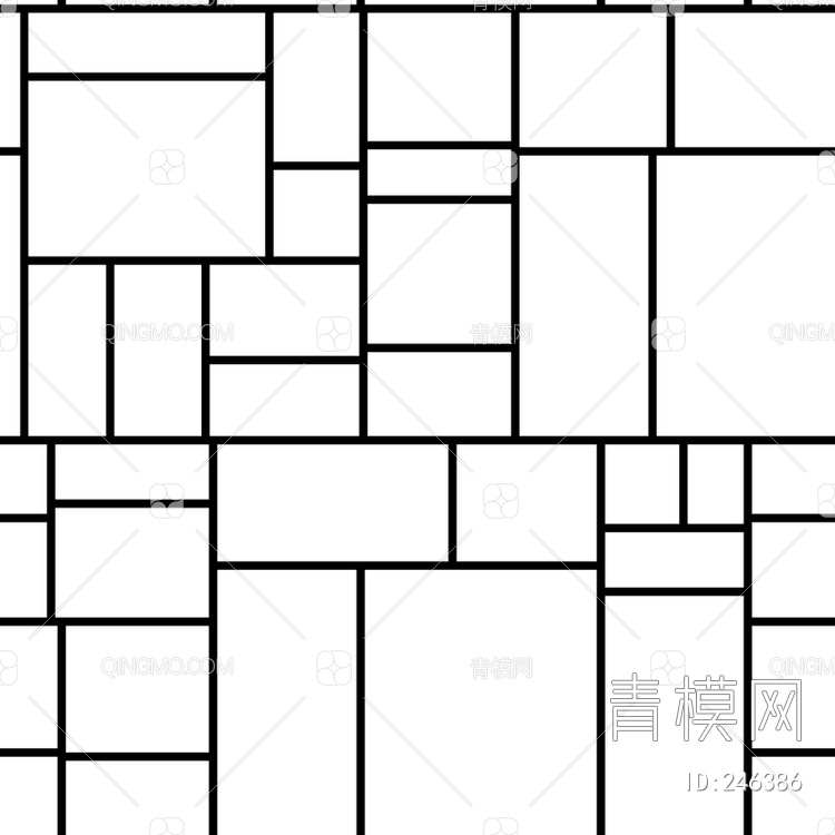 黑白模压线形结构贴图下载【ID:246386】