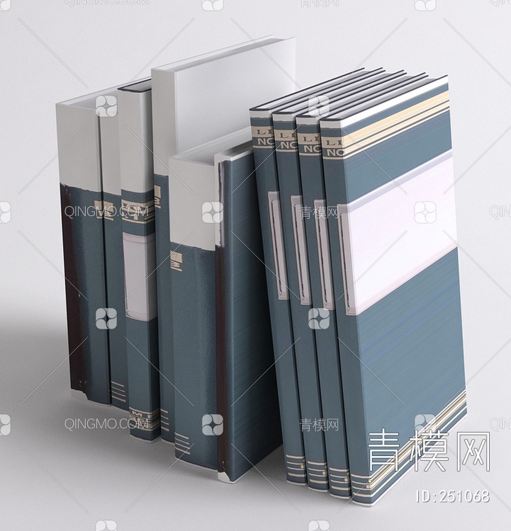 书籍3D模型下载【ID:251068】