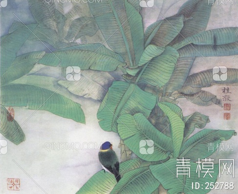 中国元素壁画贴图下载【ID:252788】