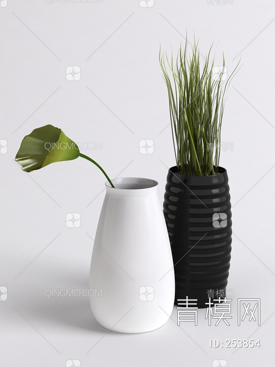 室内花盆3D模型下载【ID:253854】