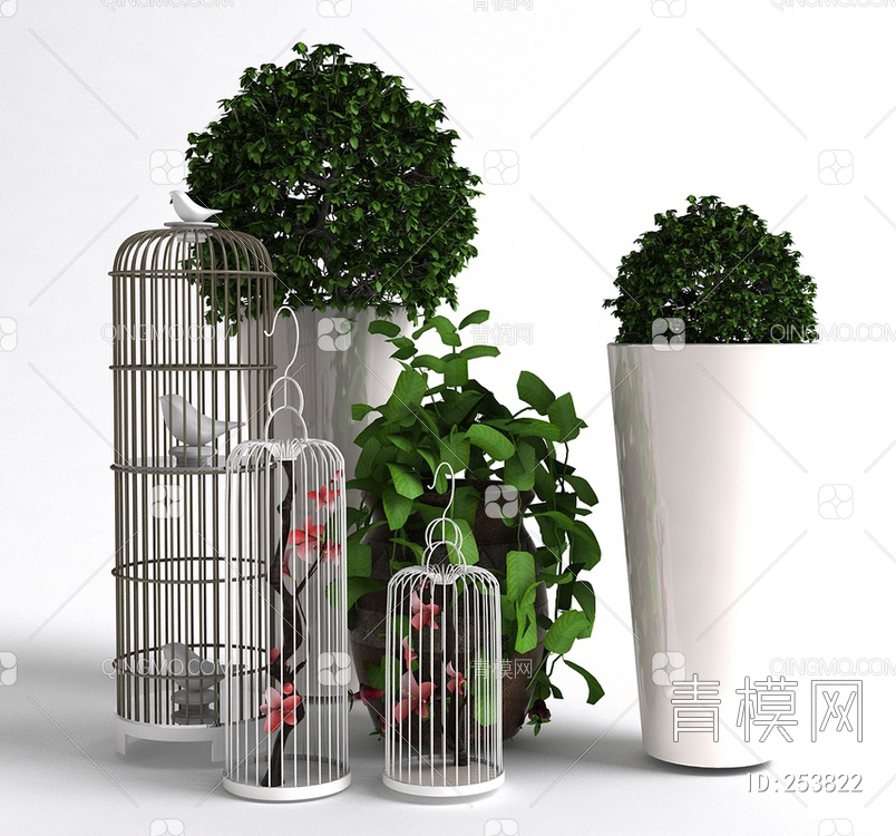 盆栽3D模型下载【ID:253822】