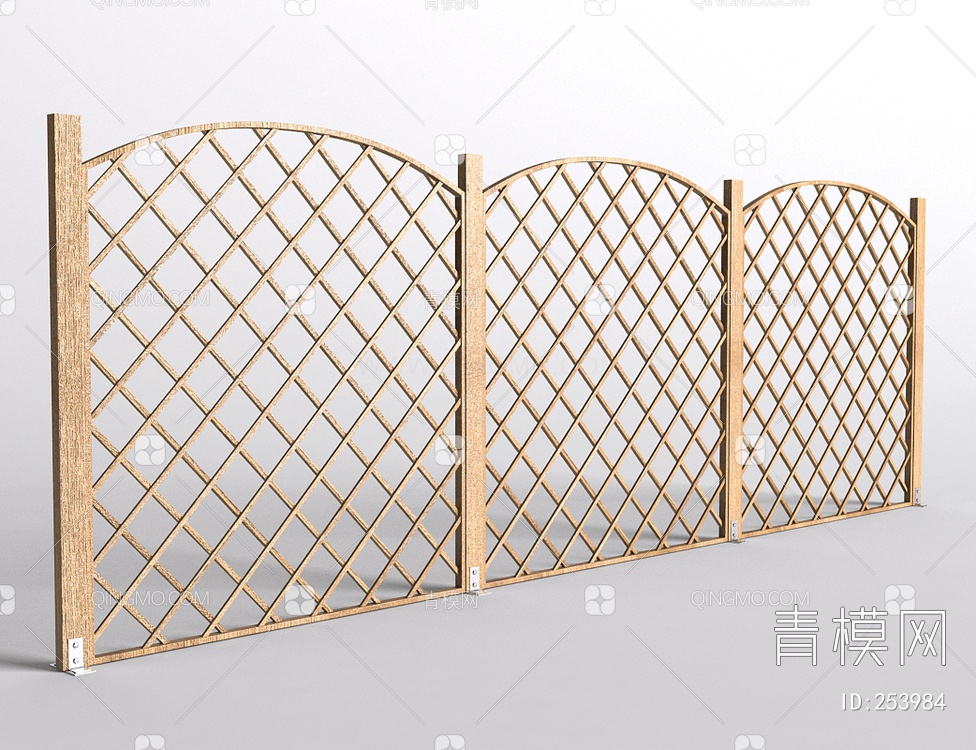 栅栏围栏栏杆3D模型下载【ID:253984】