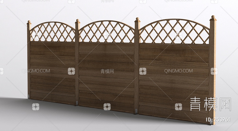 栅栏围栏栏杆3D模型下载【ID:253961】