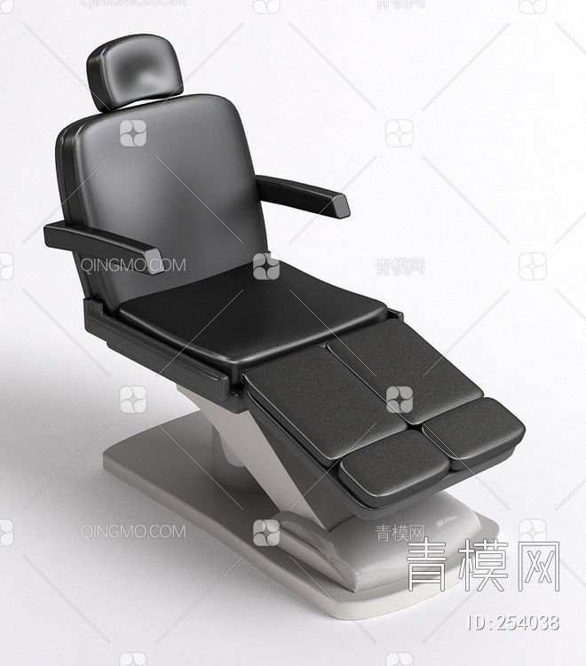 理发椅3D模型下载【ID:254038】