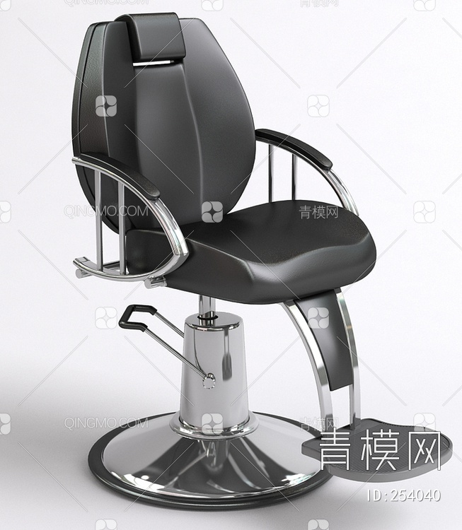 理发椅3D模型下载【ID:254040】