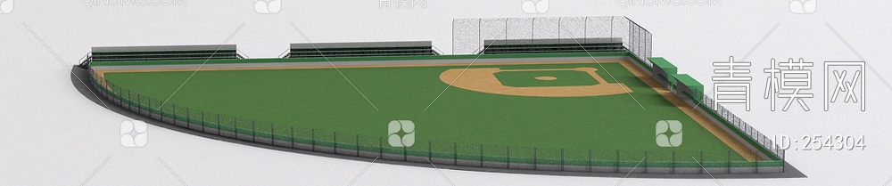 棒球场3D模型下载【ID:254304】