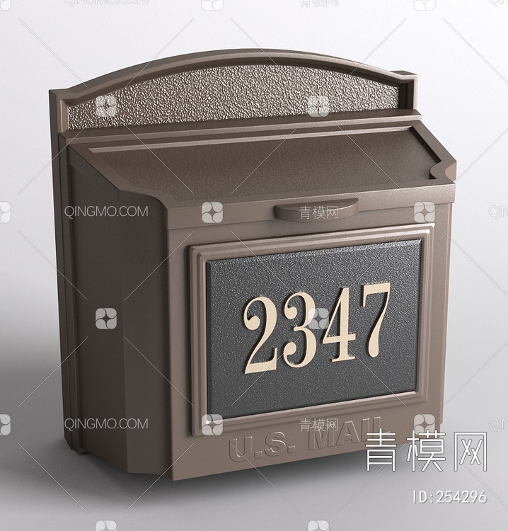 邮件桶3D模型下载【ID:254296】