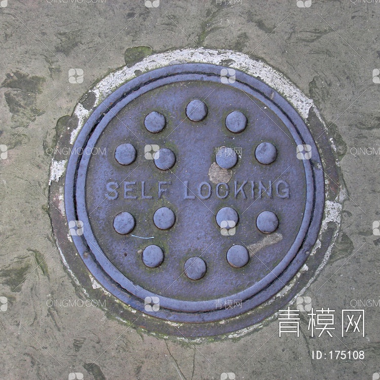 下水道井盖人造的贴图下载【ID:175108】