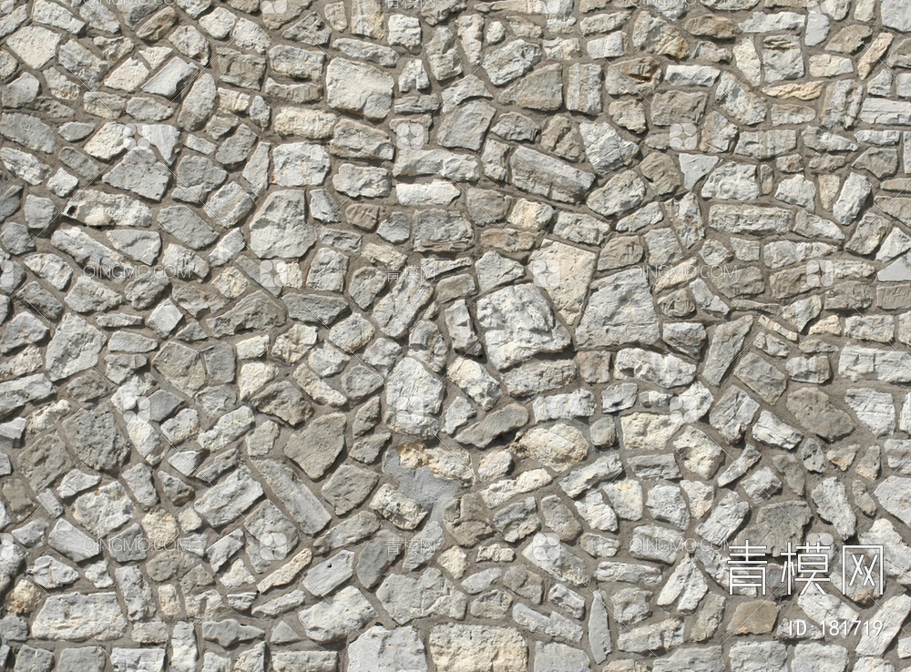 砖墙圆滑类石材贴图下载【ID:181719】