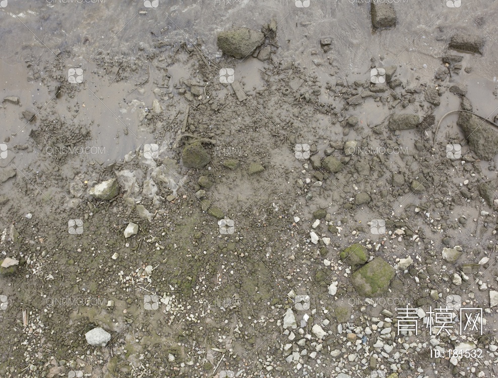 沙地带鹅卵石地面贴图下载【ID:181532】