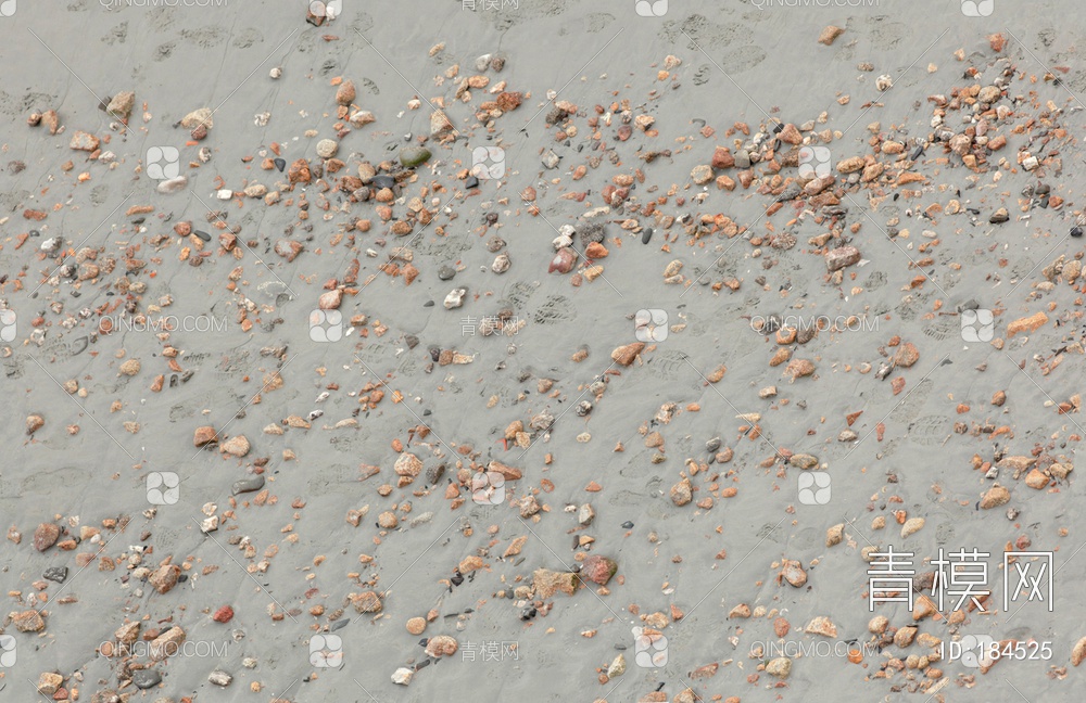 沙地带鹅卵石地面贴图下载【ID:184525】