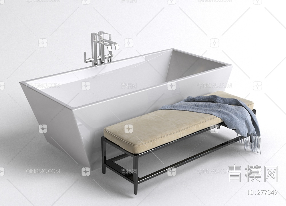 浴缸3D模型下载【ID:277349】