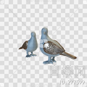 鸽子3D模型下载【ID:277599】