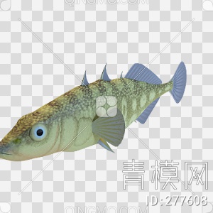 鱼3D模型下载【ID:277608】