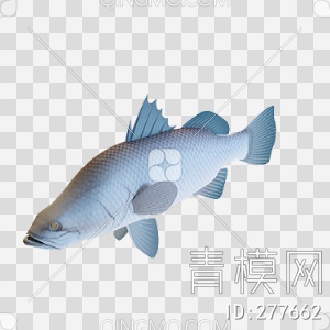 鱼3D模型下载【ID:277662】