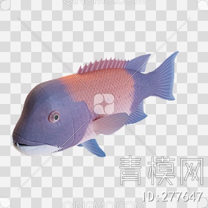 鱼3D模型下载【ID:277647】