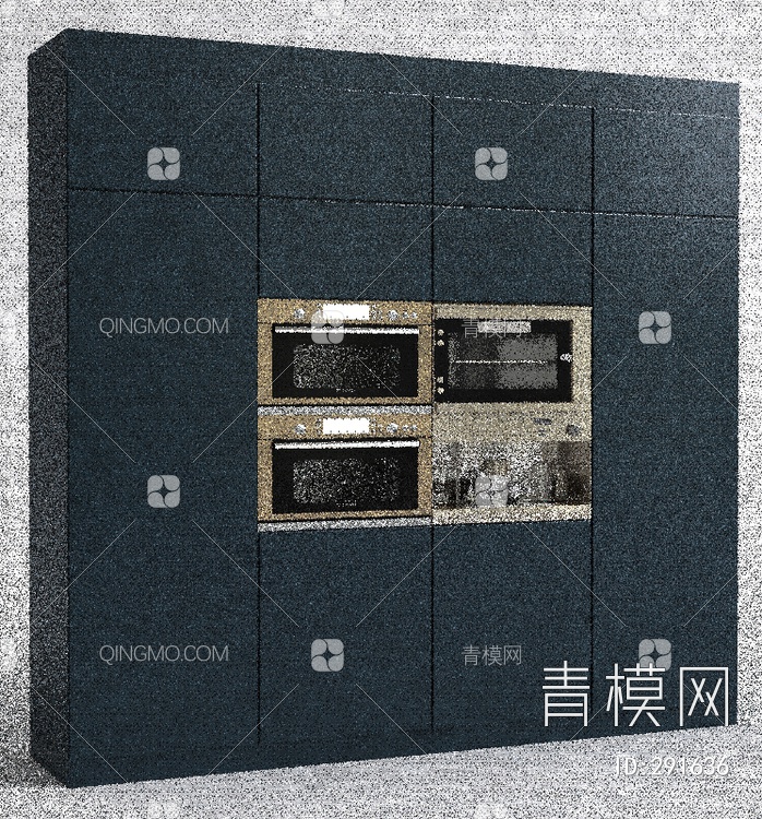 厨房橱柜3D模型下载【ID:291636】