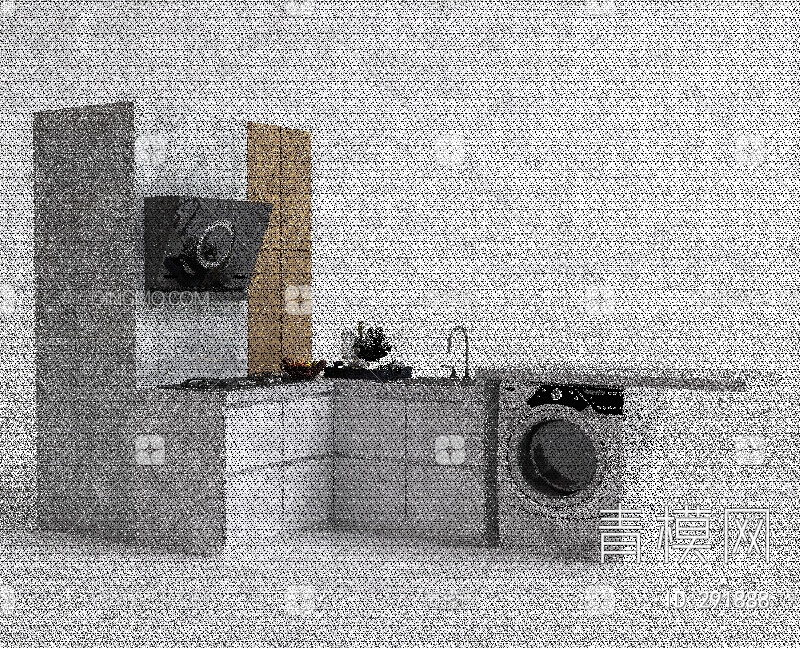 厨房橱柜3D模型下载【ID:291888】