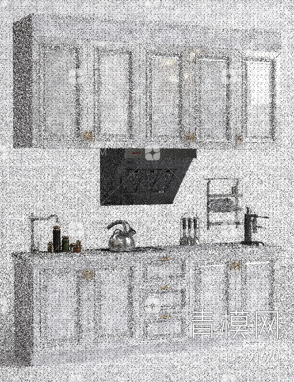 厨房橱柜3D模型下载【ID:291620】