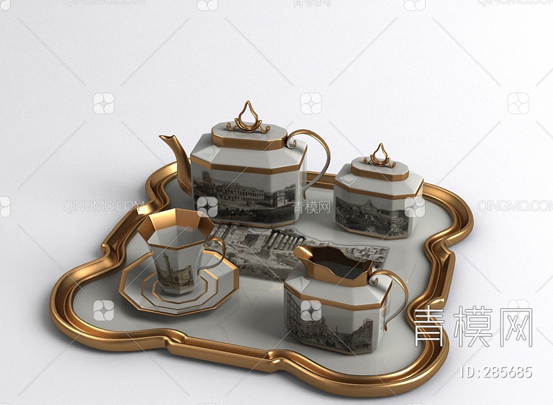 茶具3D模型下载【ID:285685】