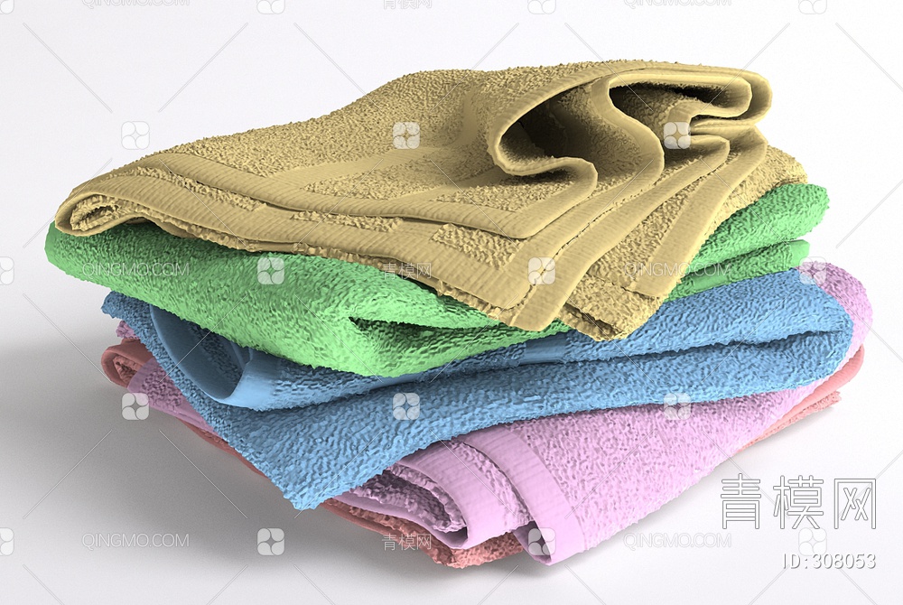 毛巾3D模型下载【ID:308053】