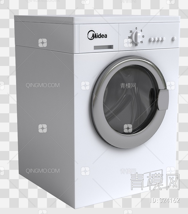 全自动洗衣机3D模型下载【ID:324162】