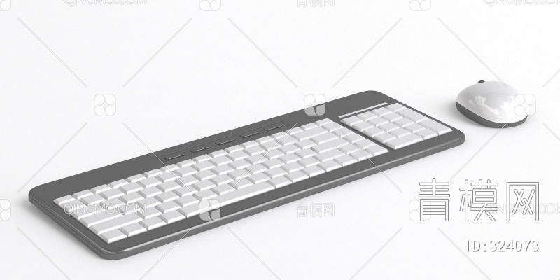 键盘3D模型下载【ID:324073】