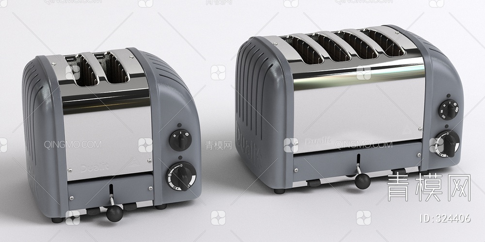 烤面包机3D模型下载【ID:324406】