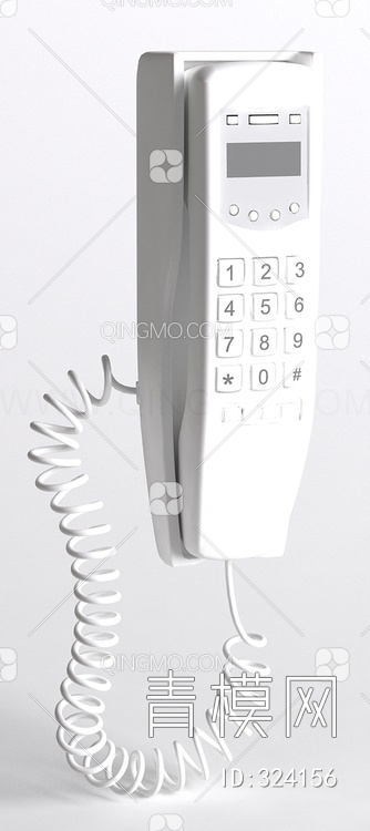 固定电话3D模型下载【ID:324156】
