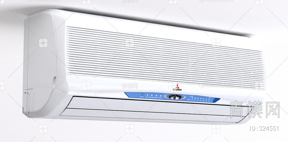 壁挂空调3D模型下载【ID:324551】