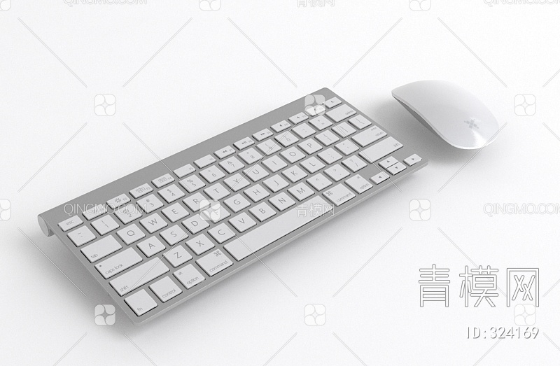 键盘鼠标3D模型下载【ID:324169】