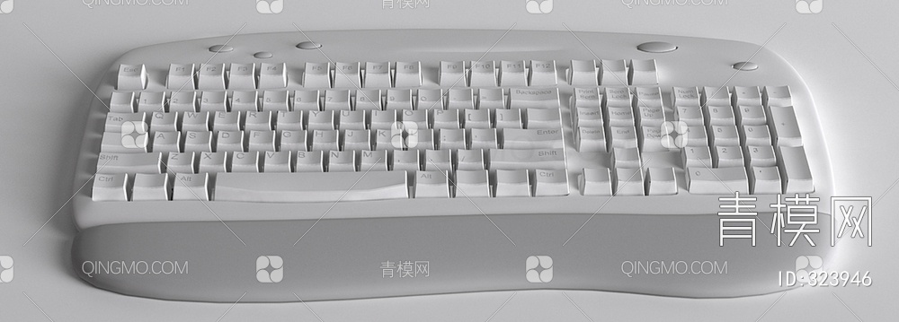 键盘3D模型下载【ID:323946】