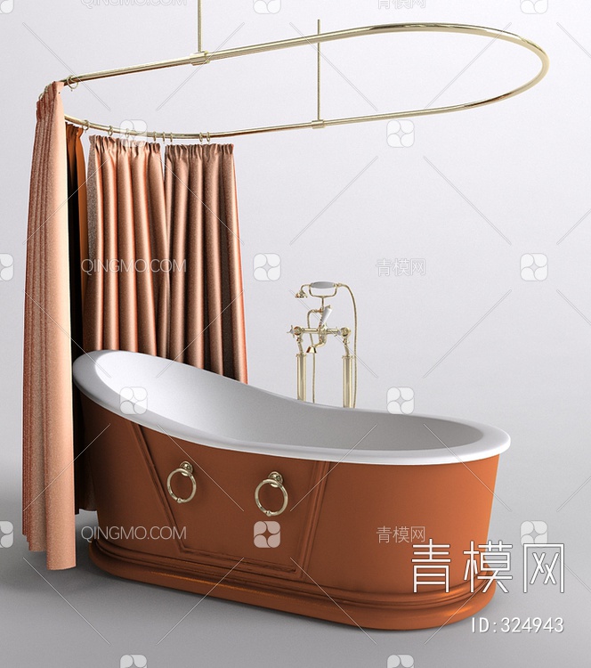 浴缸3D模型下载【ID:324943】