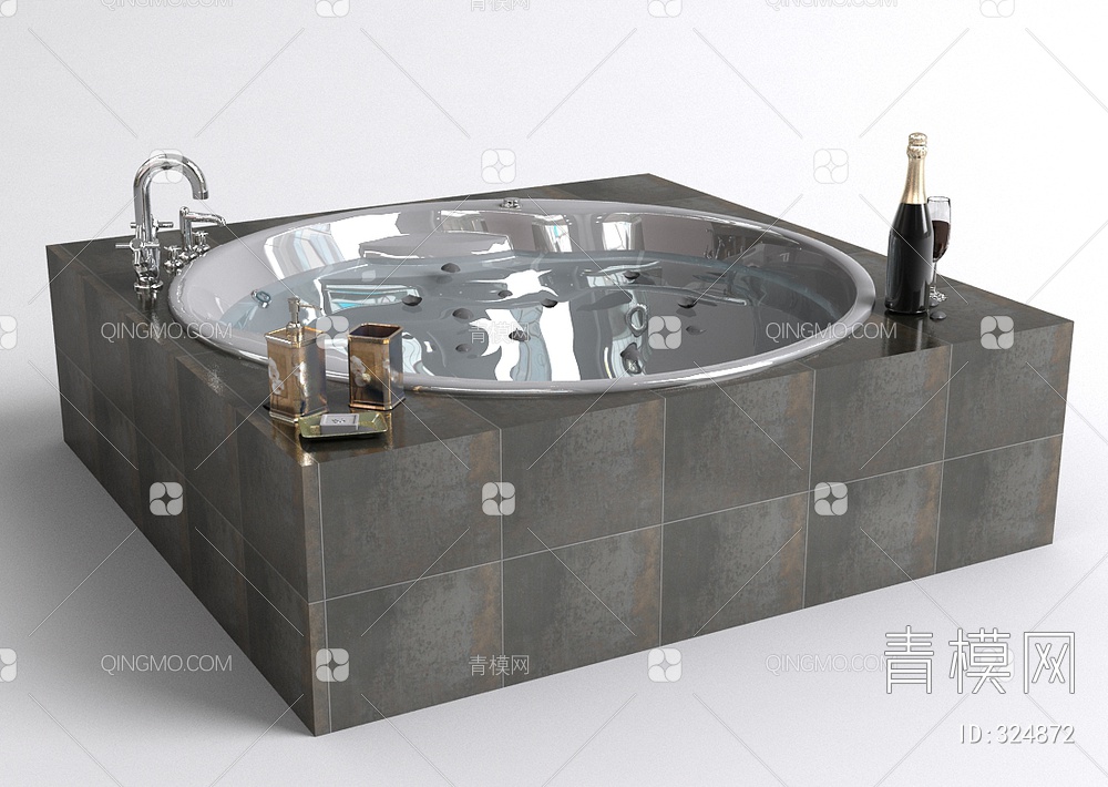 浴缸3D模型下载【ID:324872】