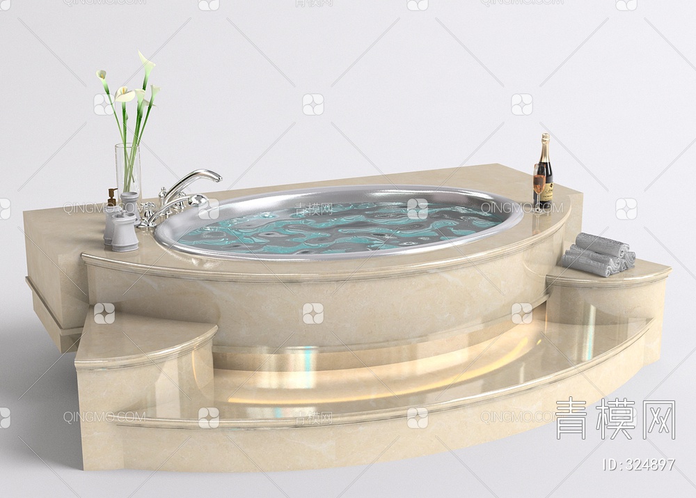 浴缸3D模型下载【ID:324897】