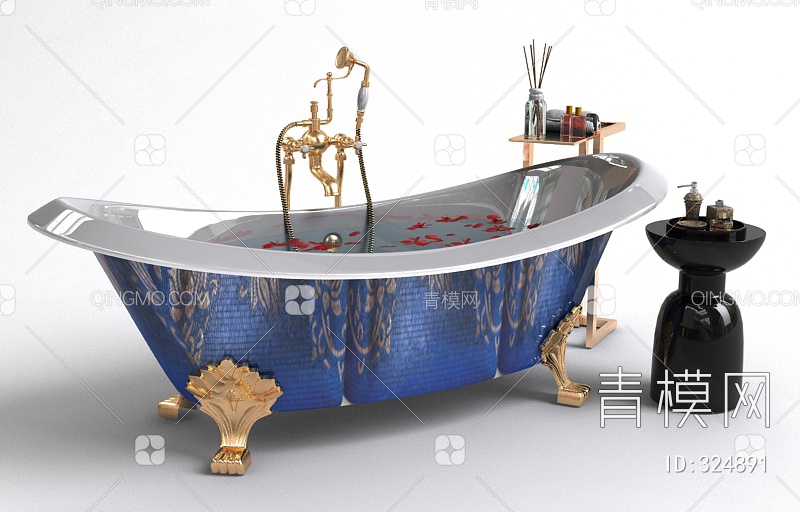 浴缸3D模型下载【ID:324891】