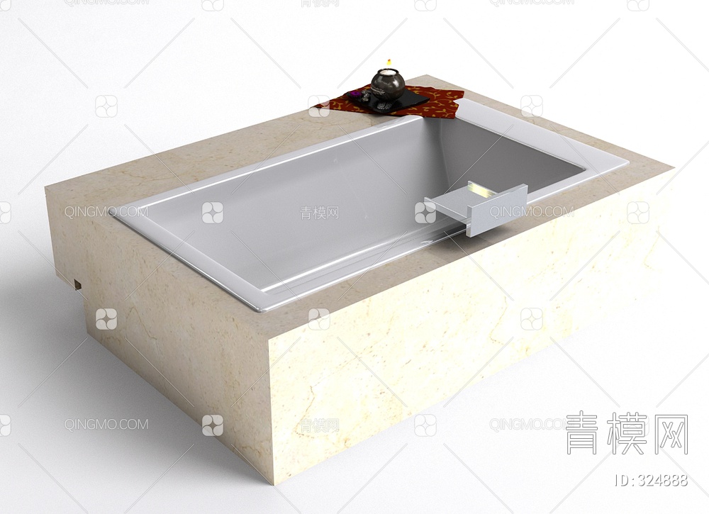 浴缸3D模型下载【ID:324888】