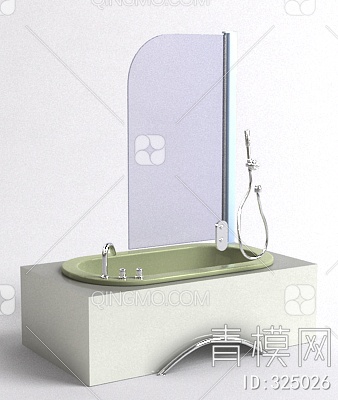 浴缸3D模型下载【ID:325026】