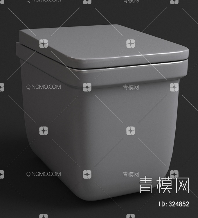 马桶3D模型下载【ID:324852】