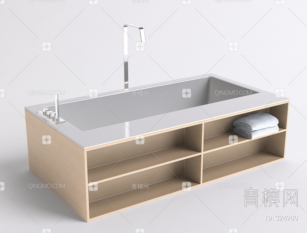 浴缸3D模型下载【ID:324980】