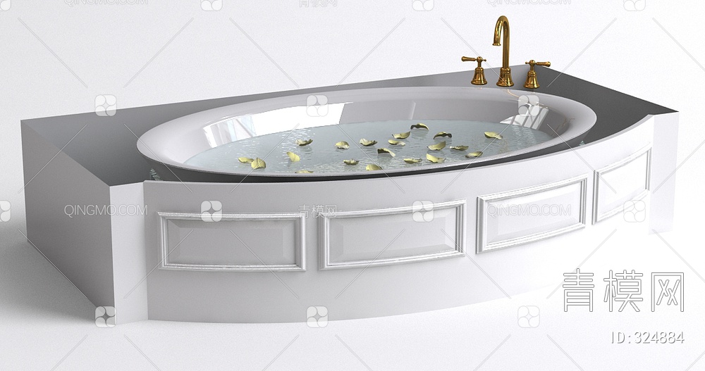 浴缸3D模型下载【ID:324884】